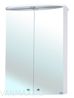 Зеркальный шкаф для ванной комнаты Стандарт 70 см Санта фацет