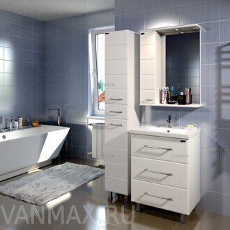 Комплект мебели для ванной Latte 100 см Alavann