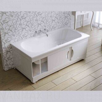 Шкаф для ванной двухдверный Белла-Люкс 50 см Bellezza