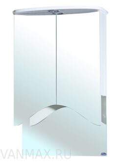 Зеркало-шкаф Latte 80 см Alavann с внутренней подсветкой