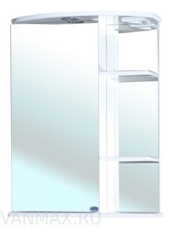 Зеркало-шкаф Карина 55 см Bellezza с подсветкой