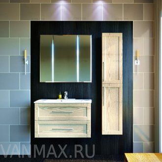 Зеркальный шкаф для ванной комнаты Silvia 60 Alavann