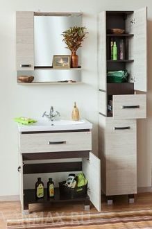Комплект мебели для ванной комнаты «АТТИКА 65» Onika