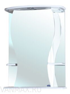 Комплекты мебели для ванной "Акварель 60" НОРТА белый/голубой металлик