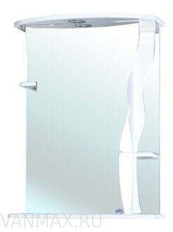 Зеркальный шкаф для ванной комнаты Стандарт 50 см Санта фацет