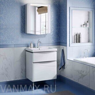 Комплект мебели для ванной Кантри 40 см Alavann белый